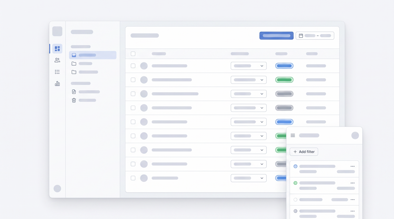 HelpDesk interface
